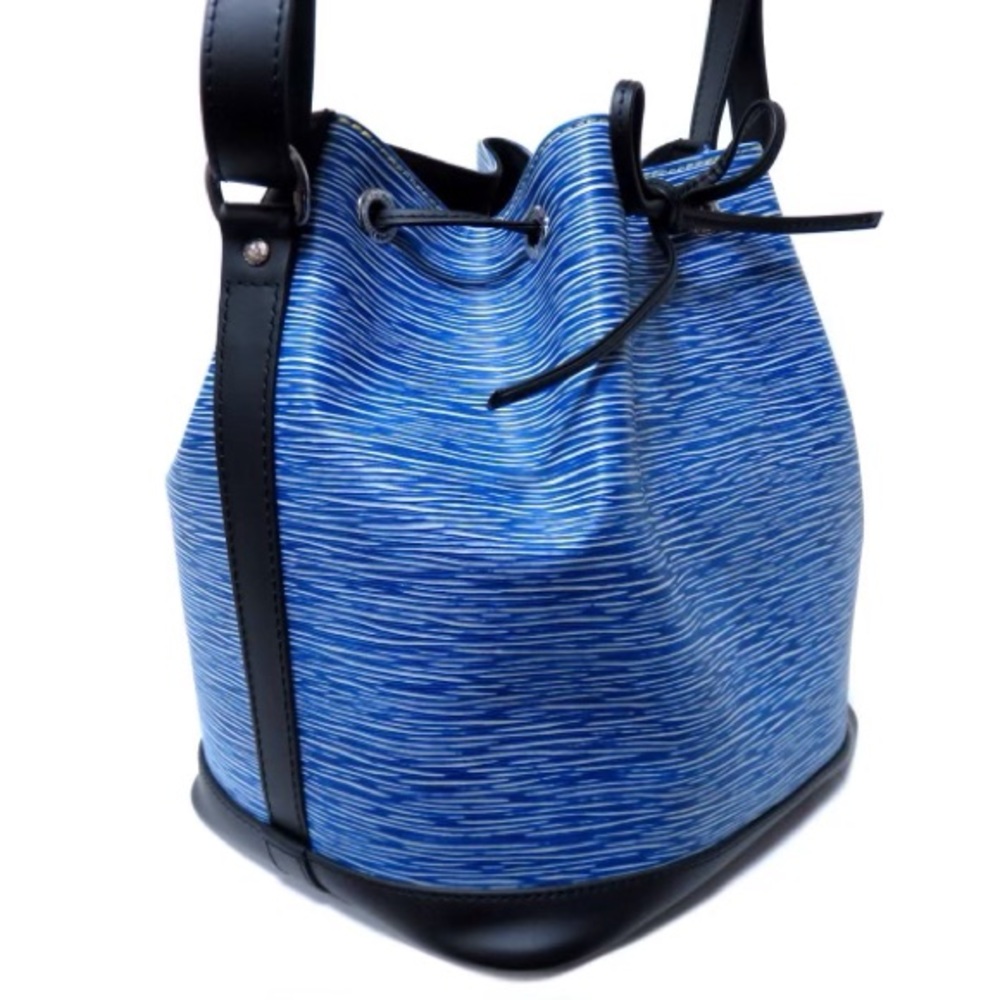 💎 ✨ LIKE NEW ✨💎 DENIM EPI LOUIS VUITTON noe BUCKET PULL STRING - Picture 7 of 16